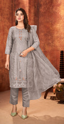 Serine S 243 B Organza Heavy Embroidered  Worked Pakistani Suits