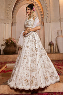 Adorn Craft 6108  Premium Quality Lime Green Pure Tissue Fabric Lehenga