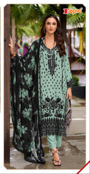 Fepic Rosemeen 1987 C Organza Embroidered Worked Pakistani Suits