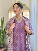 Sanskariti 8990 Muslin Silk Gorgeous Embroidery Work And Print Kurti