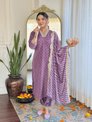 Sanskariti 8990 Muslin Silk Gorgeous Embroidery Work And Print Kurti