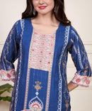 Sanskariti 8992 Beautifully Designed Muslin Suit Embroidery Worked Kurti