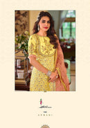 Eba Armani 1362 Faux Georgette With Embroidery Worked Pakistani Suits