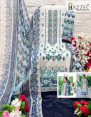 Hazzel 0107 A  Pure Lawn Cotton Print With Embroidery Worked Pakistani Suits