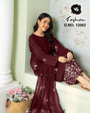 VS 12062 Designer stylish Heavy Embroidered Tunic Enhance Glamours Kurti