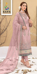 Safa Sf 1021 A Premium Georgette With Full Zarkhan Embroidery And Exquisite Handwork Pakistani Suits