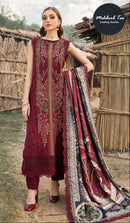 Mehboob Tex Maria B 1596 Viscose Rayon With Heavy Self Embroidery Worked Pakistani Suits