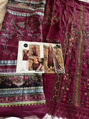 Mehboob Tex Maria B 1596 Viscose Rayon With Heavy Self Embroidery Worked Pakistani Suits