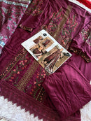 Mehboob Tex Maria B 1596 Viscose Rayon With Heavy Self Embroidery Worked Pakistani Suits