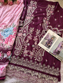 Ziaaz Designs Code 879 B Cambric Cotton Heavy Embroidery Work Pakistani Suits