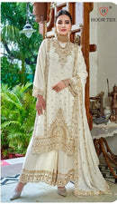 Hoor Tex Hf 120 A Heavy Chinon With Cut Work Pakistani Suits