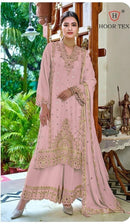 Hoor Tex Hf 120 C Heavy Chinon With Cut Work Pakistani Suits