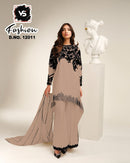 Vs 12011 B Designer Stylish Faux Georgette With Heavy Hand Work Pakistani Pret Kurti