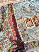 Mehboob Tex 1600 Viscose Cambric Cotton With Heavy Self Embroidery Work Pakistani Suits