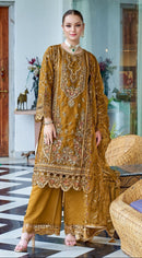 Fepic Rosemeen 1970 Organza Embroidered With Heavy Khatli Work Pakistani Suits