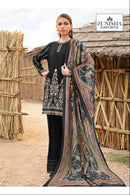 Zunisha Maria B 1009 Pure Visocse Rayon Heavy Self Embroidery Work Pakistani Suits