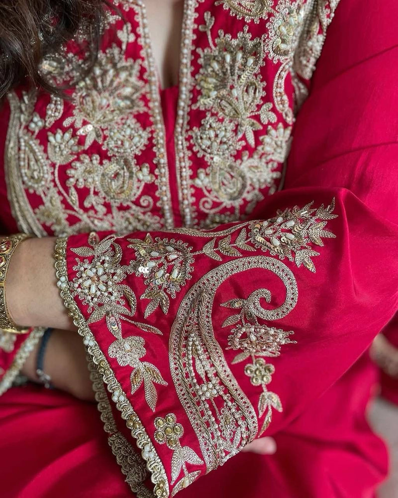 ZSR 3097 Designer Collection In Pure Chinnon With Embroidery Sequence Work Pakistani Suits