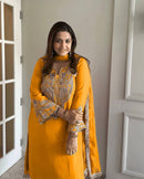 ZSR 3097 B Designer Collection In Pure Chinnon With Embroidery Sequence Work Pakistani Suits