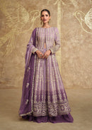 Sayuri Sawaria Gold 5609 C Heavy Look Embroidered Top And Skirt With Cancan And Embroidered Dupatta