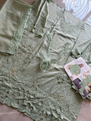 Ziaaz Designs Code 881 B Cambric Cotton Cutwork Handwork Pakistani Suits