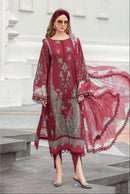 Taj 496 Pure Cotton Print With Heavy Embroidery Work Pakistani Suits