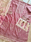 Mehboob Tex 1599 B Viscose Cambric Cotton With Heavy Self Embroidery Work Pakistani Suits