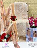 Al Khushbu Alk 4096 Ure Cambric Cotton With Heavy Embroidery Work Pakistani Suits