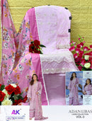 Al Khushbu Alk 4094 Pure Cambric Cotton With Heavy Embroidery Work Pakistani Suits