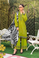 Al Zohaib Az 1100 A Pure Cotton Print With Patch Work Pakistani Suits