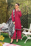 Al Zohaib Az 1100 B Pure Cotton Print With Patch Work Pakistani Suits