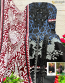 Al Zohaib Az 1100 C Pure Cotton Print With Patch Work Pakistani Suits