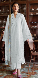 Alif Fashion A 78 B Pure Cambric Cotton With Heavy Embroidery Work Pakistani Suits