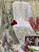 Alif Fashion A 78 Pure Cambric Cotton With Heavy Embroidery Work Pakistani Suits