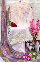 Alif Fashion A 78 C Pure Cambric Cotton With Heavy Embroidery Work Pakistani Suits
