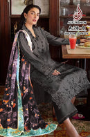 Alif Fashion A 78 D Pure Cambric Cotton With Heavy Embroidery Work Pakistani Suits