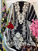 Alif Fashion A 78 D Pure Cambric Cotton With Heavy Embroidery Work Pakistani Suits