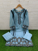 Laxuira 1523 Designer Tunic With Gorgeous Heavy Embroidery Work Pakistani Pret Kurti