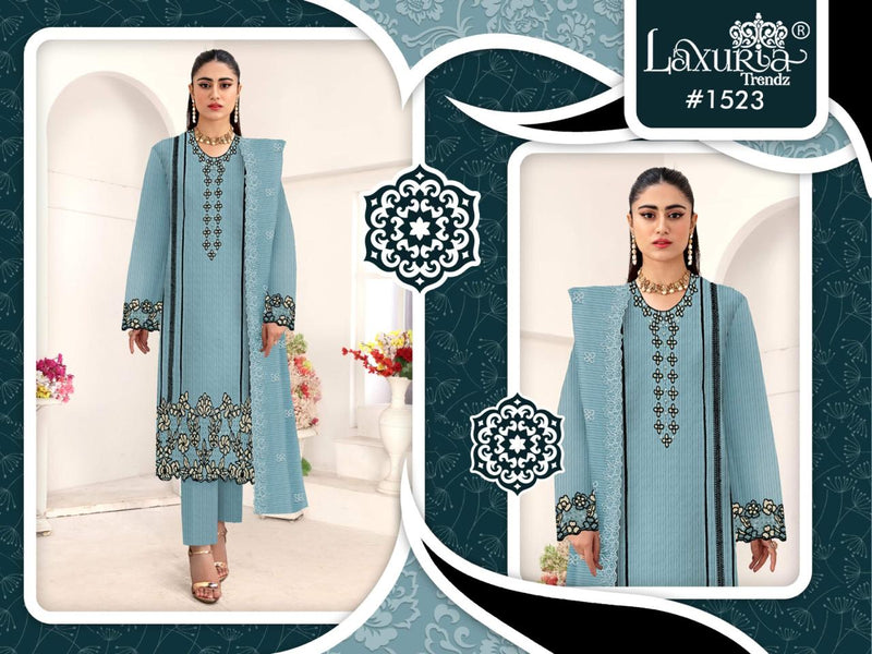 Laxuira 1523 Designer Tunic With Gorgeous Heavy Embroidery Work Pakistani Pret Kurti