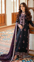 Serine S 165 Lawn Cotton Heavy Embroiderery Work Pakistani Suits