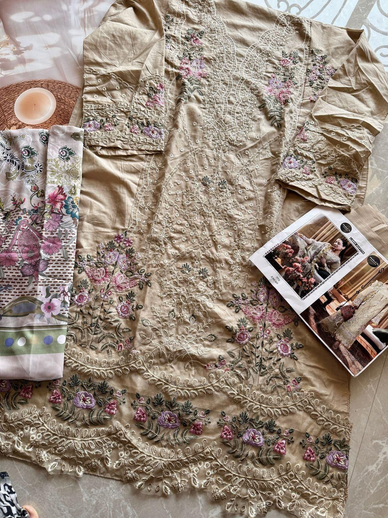 Mehboob Tex 1611 Pure Visocse Lawn With Heavy Self Embroidery Work Pakistani Suits