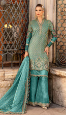 Fepic Rosemeen C 1973 C Organza Embroidered Worked Pakistani Suits