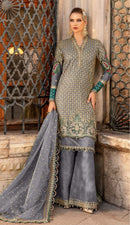 Fepic Rosemeen C 1973 D Organza Embroidered Worked Pakistani Suits