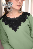 Laxuria 1510 C Classic Heavy Cut Work Embroidery Frock Stylish Pakistani Kurti