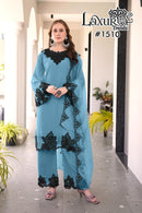 Laxuria 1510 Classic Heavy Cut Work Embroidery Frock Stylish Pakistani Kurti