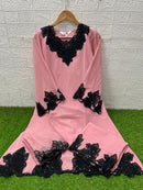 Laxuria 1510 B Classic Heavy Cut Work Embroidery Frock Stylish Pakistani Kurti