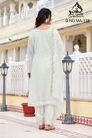 Al Qasr MA 128 Fox Georgette With Heavy Embroidery Hand Khatli Work Pakistani Suits