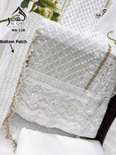 Al Qasr MA 128 Fox Georgette With Heavy Embroidery Hand Khatli Work Pakistani Suits