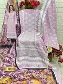 Fepic Rosemeen C 1862 B Cambric Cotton Heavy Embroidered Worked Pakistani Suits