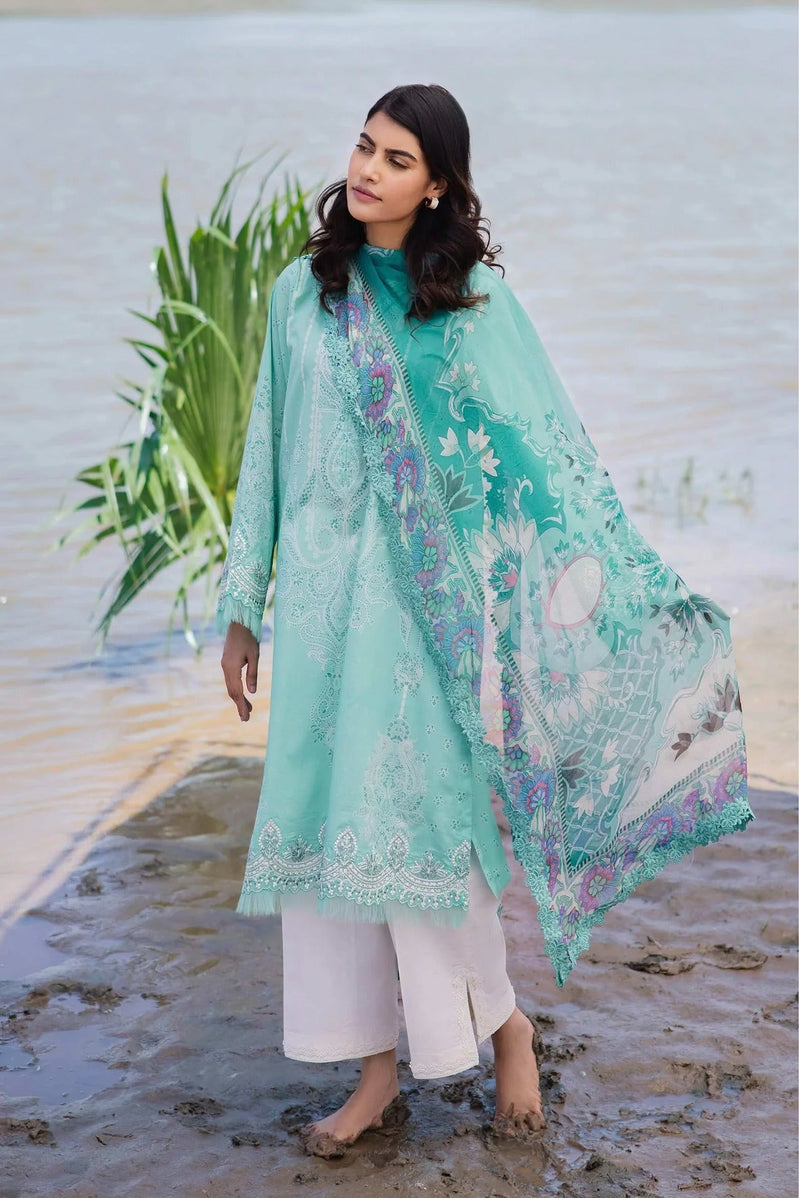 Al Zohaib 1055 Pure Cotton Print With Embrodairy Patches Work Pakistani Suits