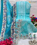 Al Zohaib 1055 Pure Cotton Print With Embrodairy Patches Work Pakistani Suits